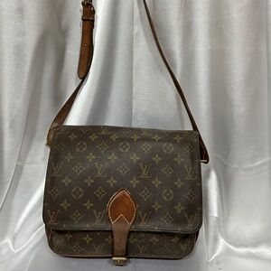 Louis Vuitton shoulder/crossbody bag, monogram carteier 103-H4f